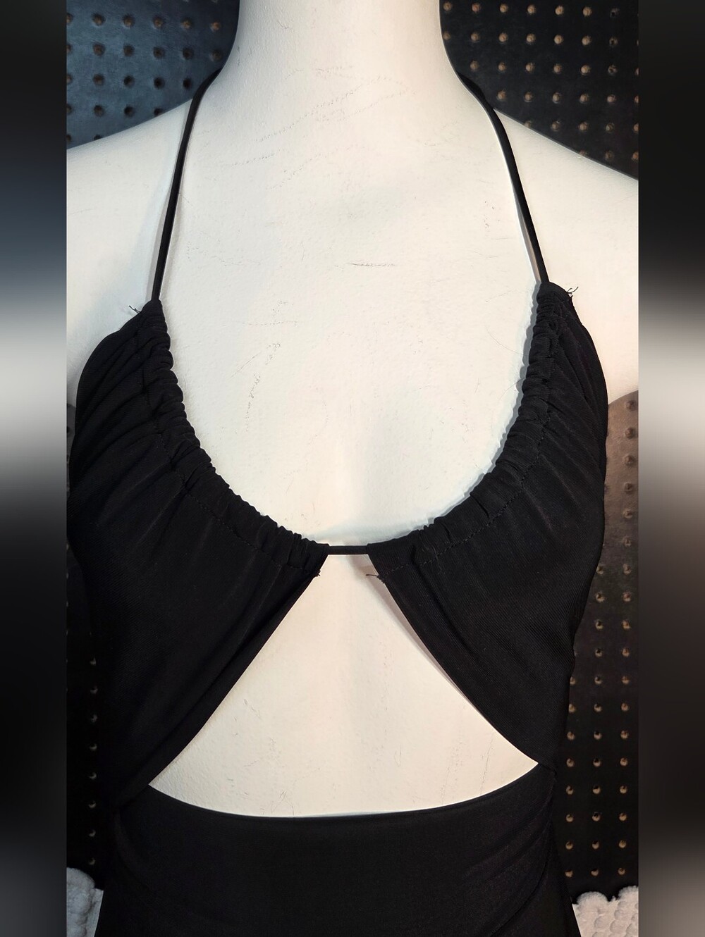Windsor Black Halter Top Jumper Sz S - Picture 4 of 7
